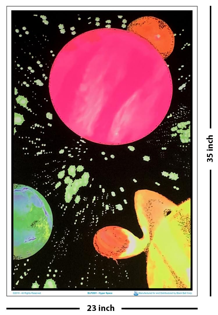 Amazon.com: Scorpio Posters Hyperspace Blacklight Poster